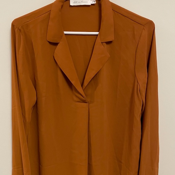 Dark mustard blouse - Picture 1 of 3